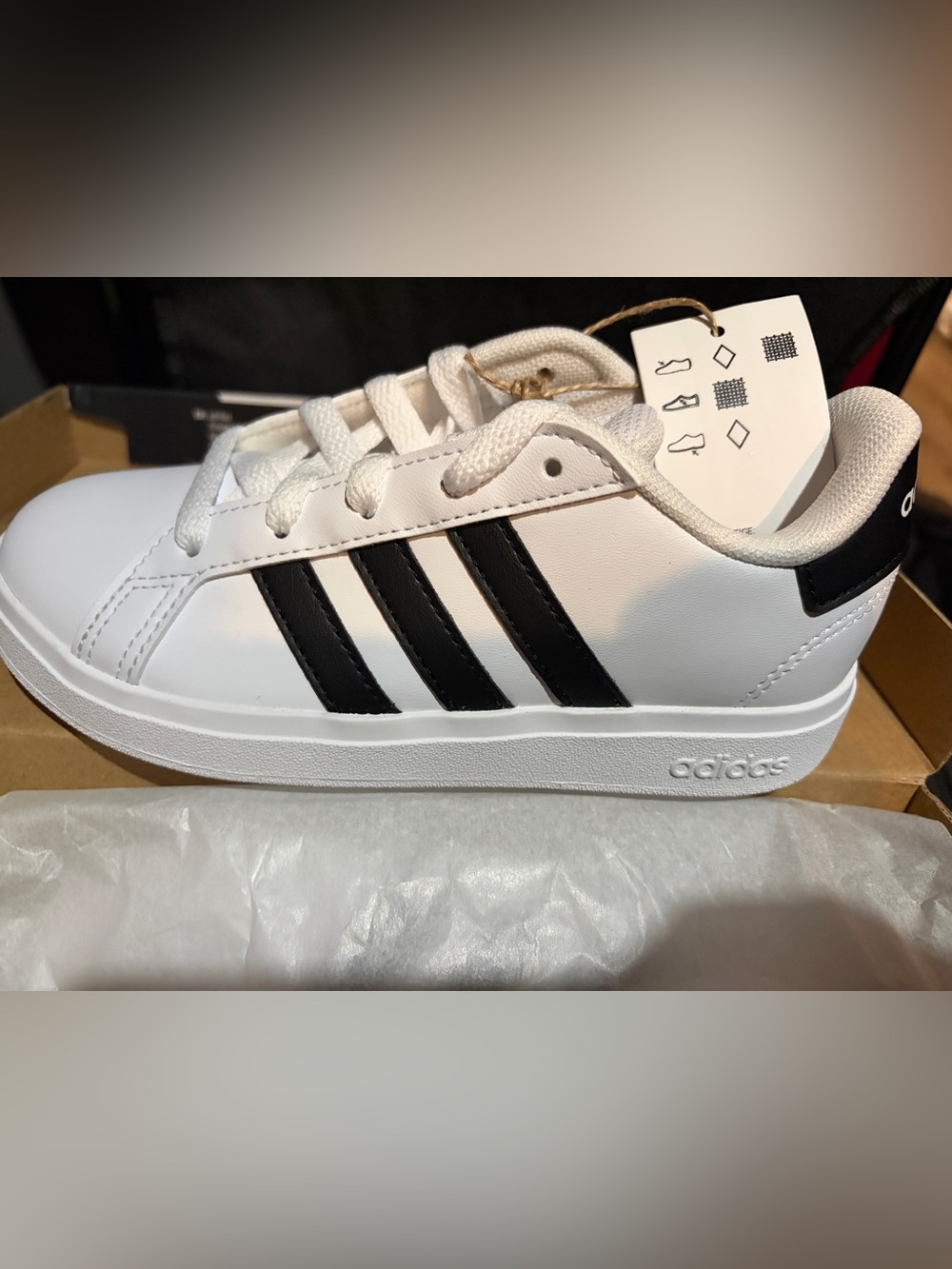 Adidas Grand Court 2.0 Kids Size 13